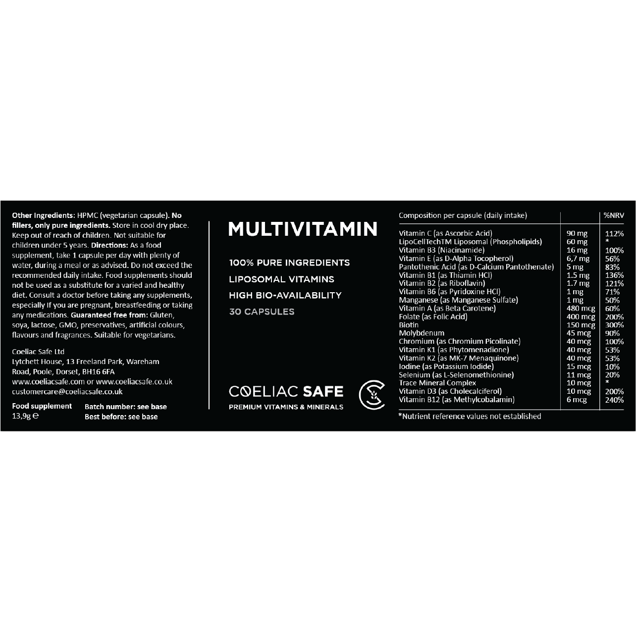 Focus Pack - Coeliac Wellness & Vitality Complex (restocking soon!) image 3