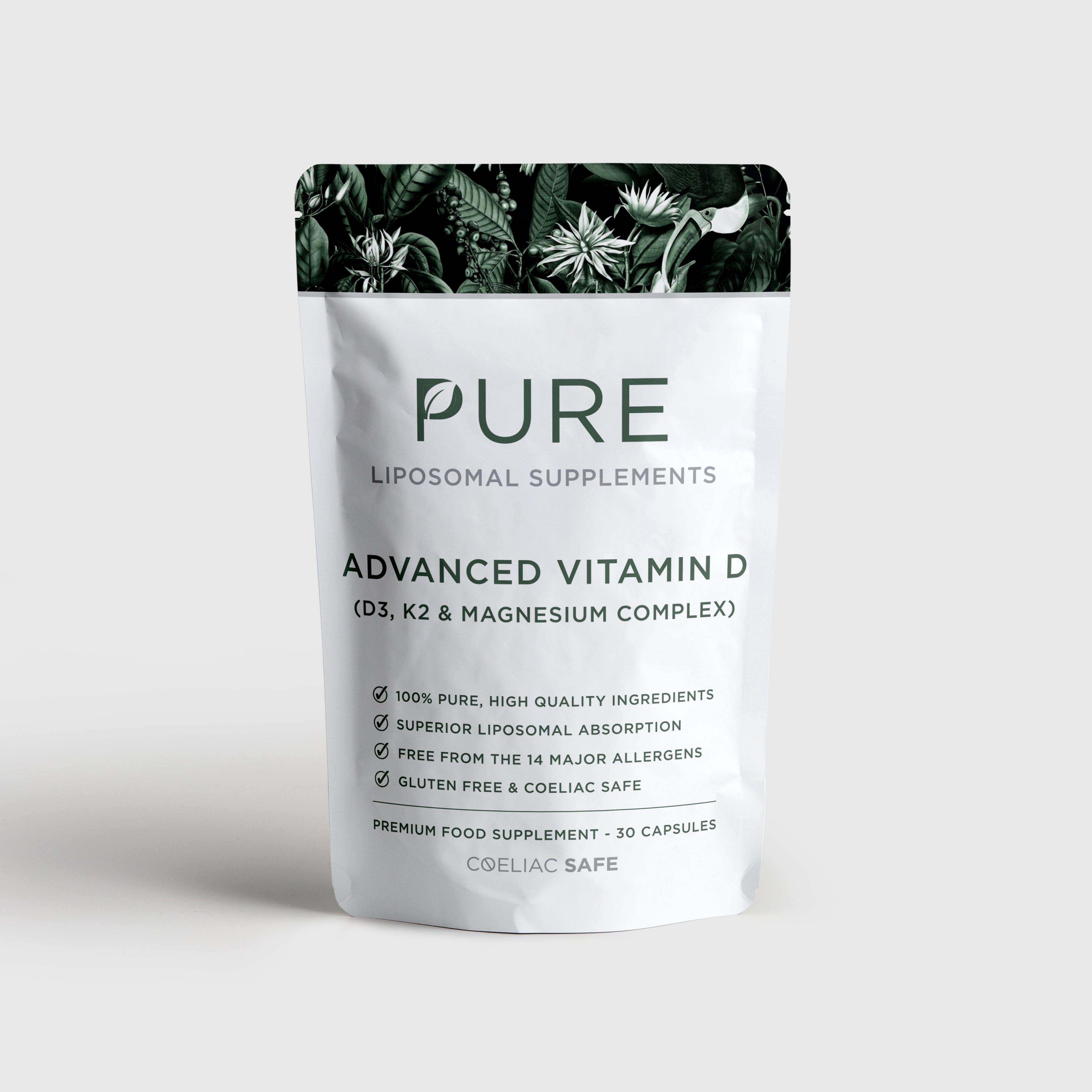 Advanced Vitamin D (Containing D3, K2, & Magnesium)
